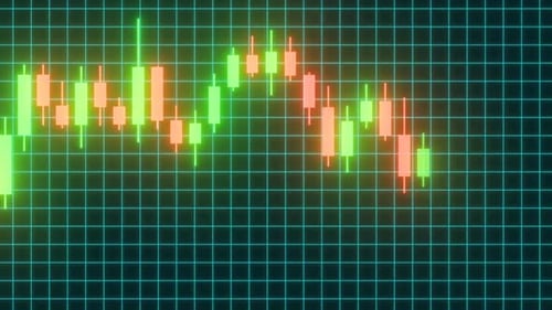 Stock Market Candlestick Chart Pattern Investment Finance Diagram