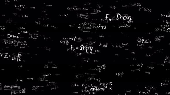 Physics Equations overlay 2, Overlays Motion Graphics ft. math ...
