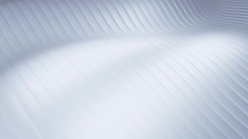 Fluid Abstract White Wavy Lines Motion Background