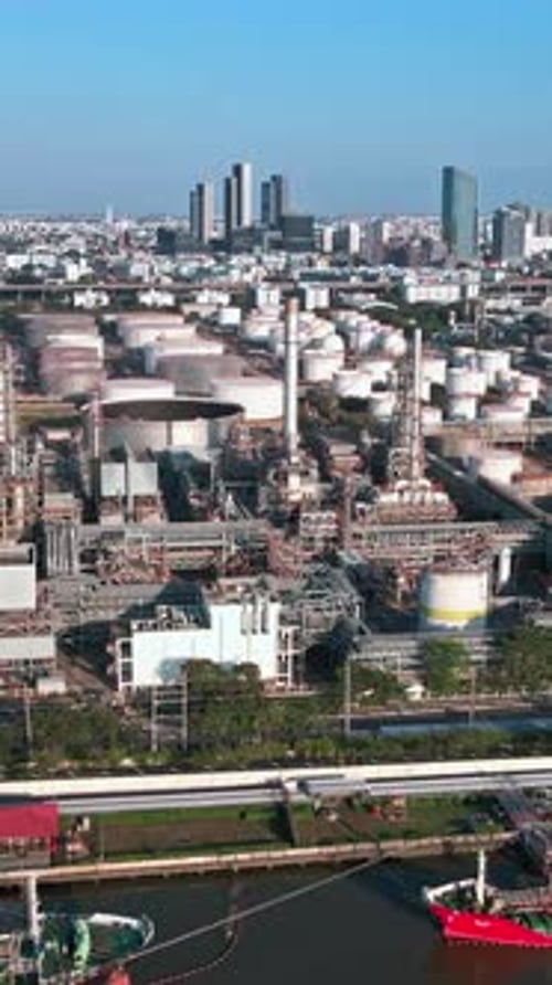 Bangkok's industrial landscape shows vibrant energy production