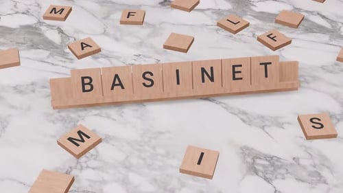 BASINET word on scrabble