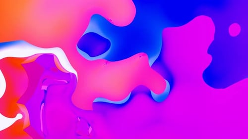 Vibrant Liquid Abstract Background Animation