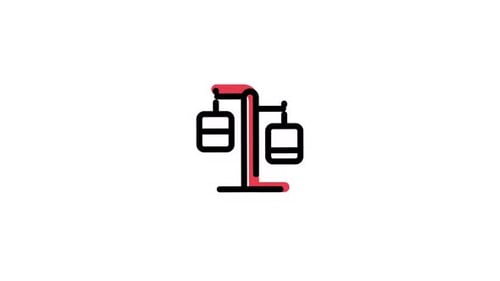 Animated Flat Design Cable Car Icon Reveal