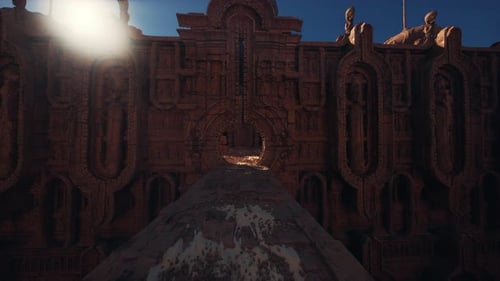 Sunlit Carvings and Shadows Reveal Ageold Secrets and Mysteries