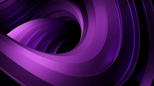 Abstract spiral rotating glow lines, computer generated background