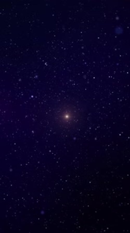 Space Travel Through Stars Animation Loop