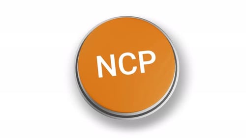 NCP political party Button