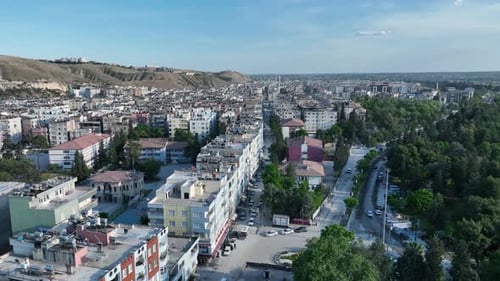 Sanliurfa, Birecik City Aerial View