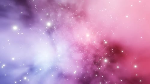 Blue And Red Nebulae Background VJ Loop l 4K