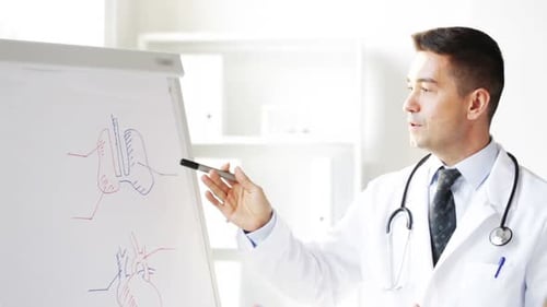 Medical Team Meeting at Hospital