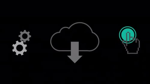 Technology Icon Animations Alpha Channel 4K