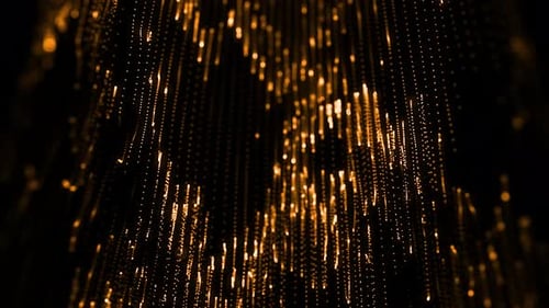 Goldene Partikellinien