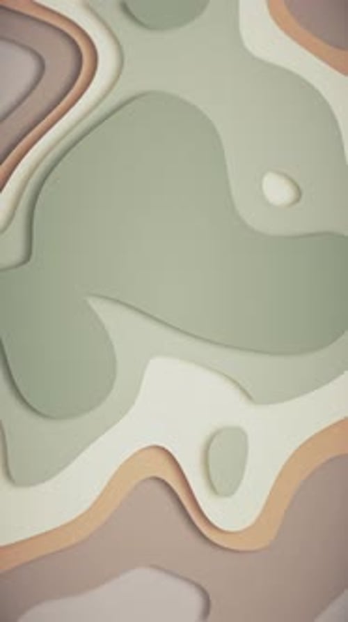 Abstract Organic Fluid Motion Background Animation