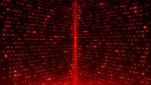 Red Flashing Led Lights Background Loop V6