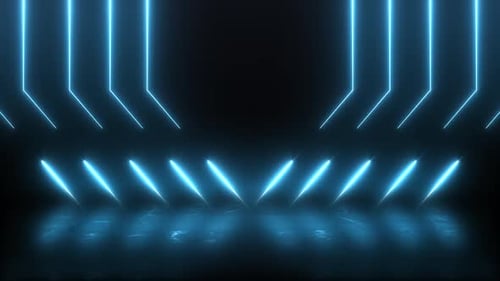 Abstrakter Neonlinienhintergrund HD
