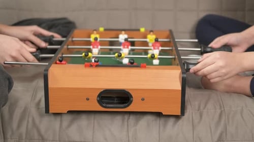 Playing Table Soccer