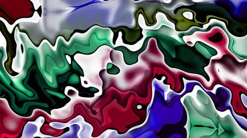 Colorful Fluid Abstract Motion Background Animation