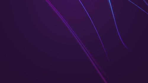 Abstract Flowing Glowing Lines Loop Background