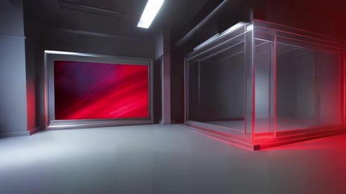3D Virtual TV Studio News with TV on Wall: A Versatile and Engaging Backdrop for Any Video