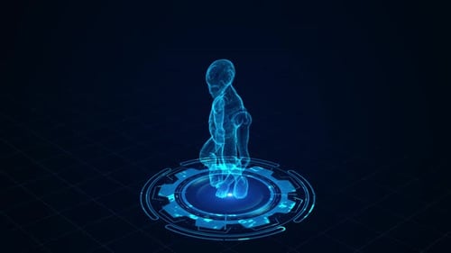 Holographischer Roboter taucht im digitalen Universum auf