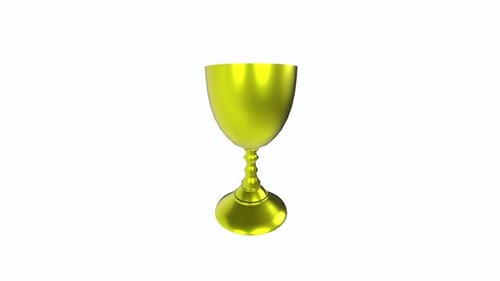 Eleganter gelber Kelch