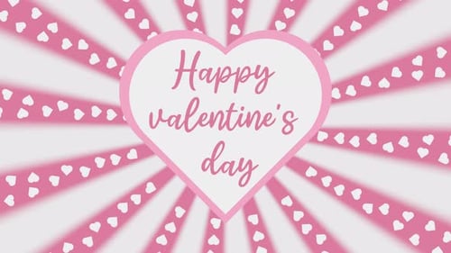 Animated Happy Valentine's Day Heart Greeting
