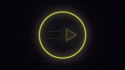 Neon Arrow Direction Indicator Animation