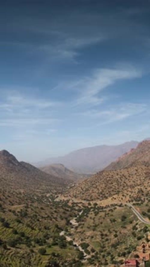 Atlas Mountains Morocco in Vertical