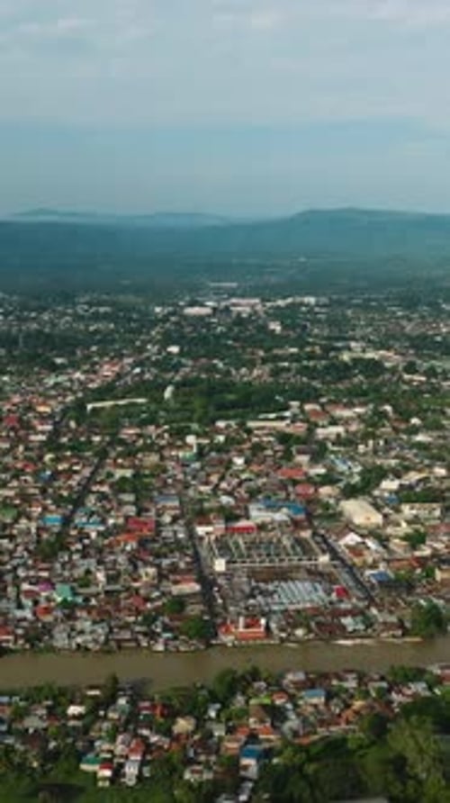 Cityscape Cotabato City in the Philippines
