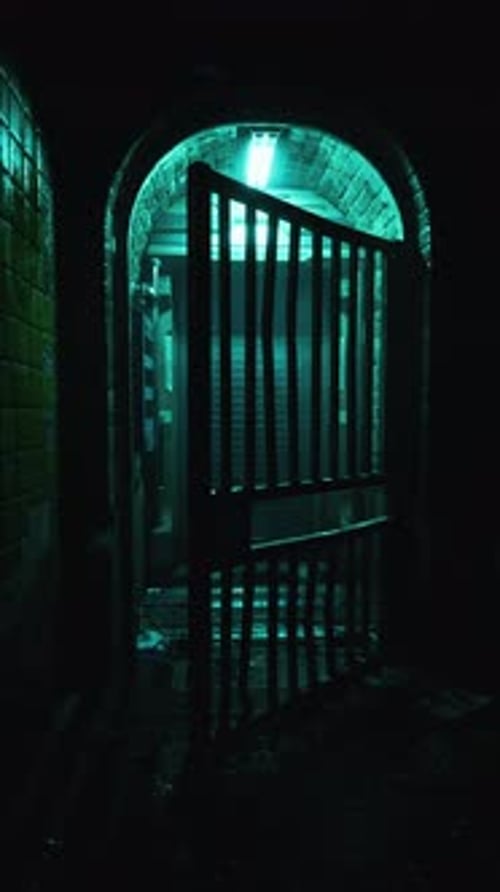 Dark Tunnel Leading Towards Light