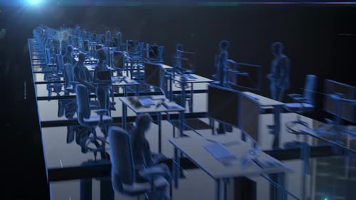 4K Technology Interconnection Smart Office Joint Office Opening