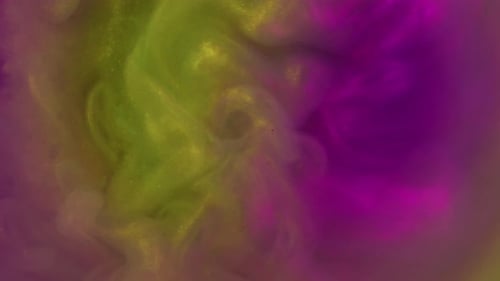 Abstract Purple and Gold Colors Blend Together