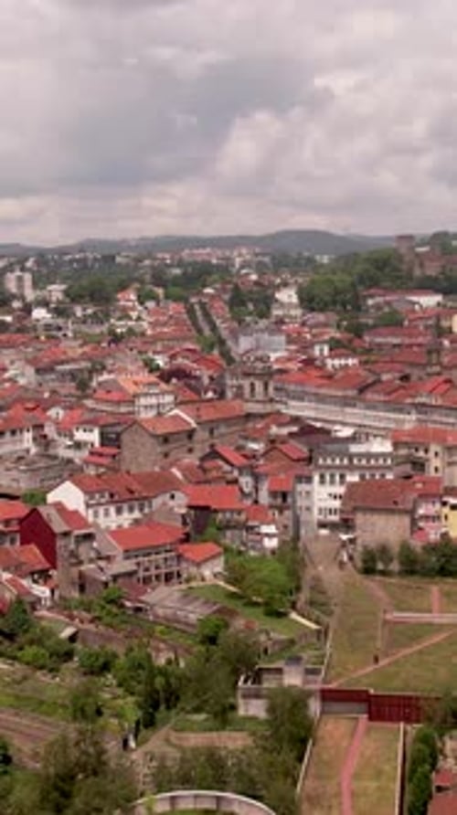City of Guimarães, Portugal Vertical View