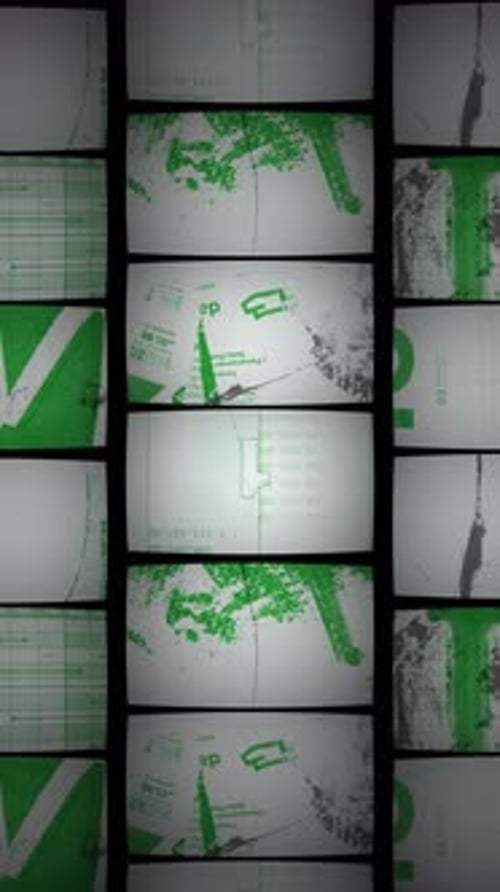 Gritty Paper Green Scan Textures Background