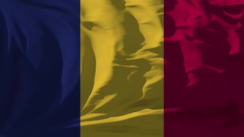 Rundtour mit Flagge des Tschad