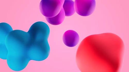 Abstract Fluid Colorful Shapes Liquid Background Animation