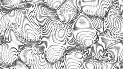 Fondo con red de olas. Papel pintado abstracto de tela con forma de patrón geométrico, fondo brillante