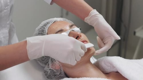 Laser Facial Treatment for Skin Rejuvenation in a Clinic