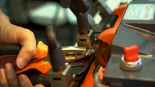 Making A Key On The Machine
