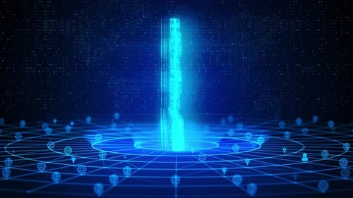 Big Data Text Future Digital Technology Ai Cyber Space Deep Learning Background