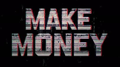 Animation de texte Glitchy : créez une boucle d'argent avec une superposition noire