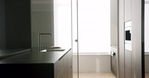 Modern Kitchen Interior with Sleek Design