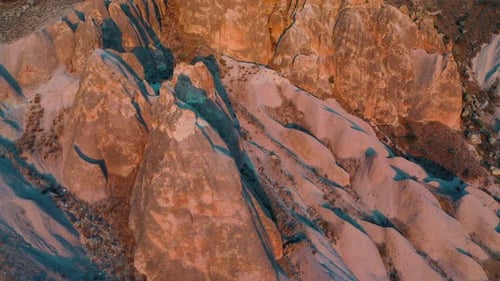 Cappadocia Turkey Aerial View at Sunrise
