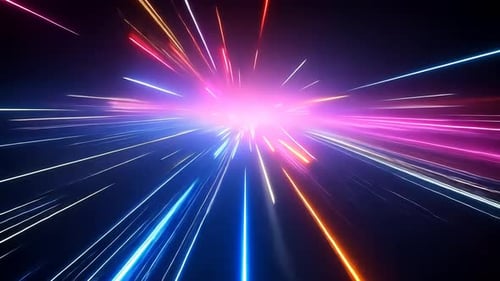 Une explosion de vitesse radieuse