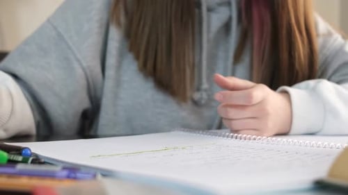 Studying with Green Highlighter