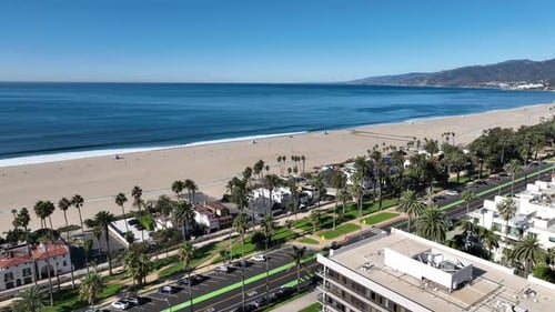 Santa Monica at Los Angeles in California United States.