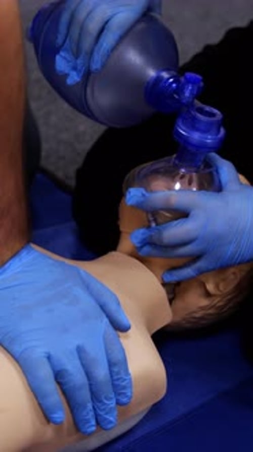 Medical Training with Bag Valve Mask