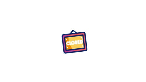 Closedsign Animated Icon