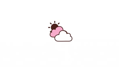 Partly Cloudy Icon animation