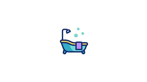 Bathtub Animated Icon